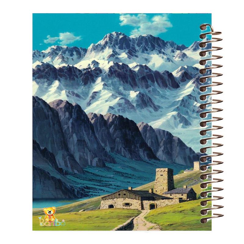 دفتر نقاشی 100 برگ طرح کوهستان کد 349