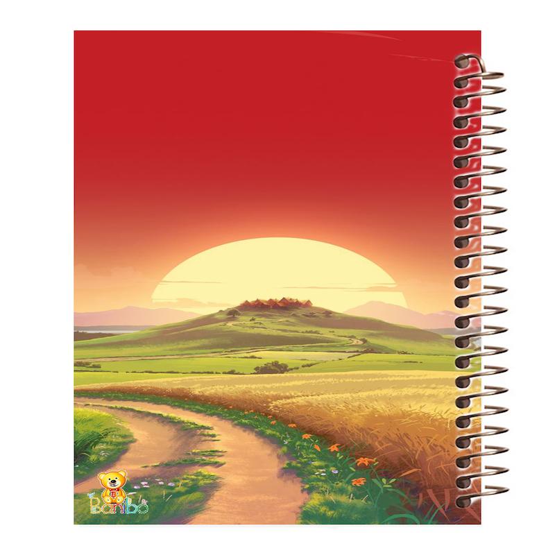 دفتر نقاشی 100 برگ طرح غروب آفتاب کد 369