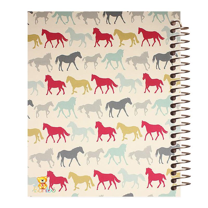 دفتر نقاشی 100 برگ طرح اسب کد 389