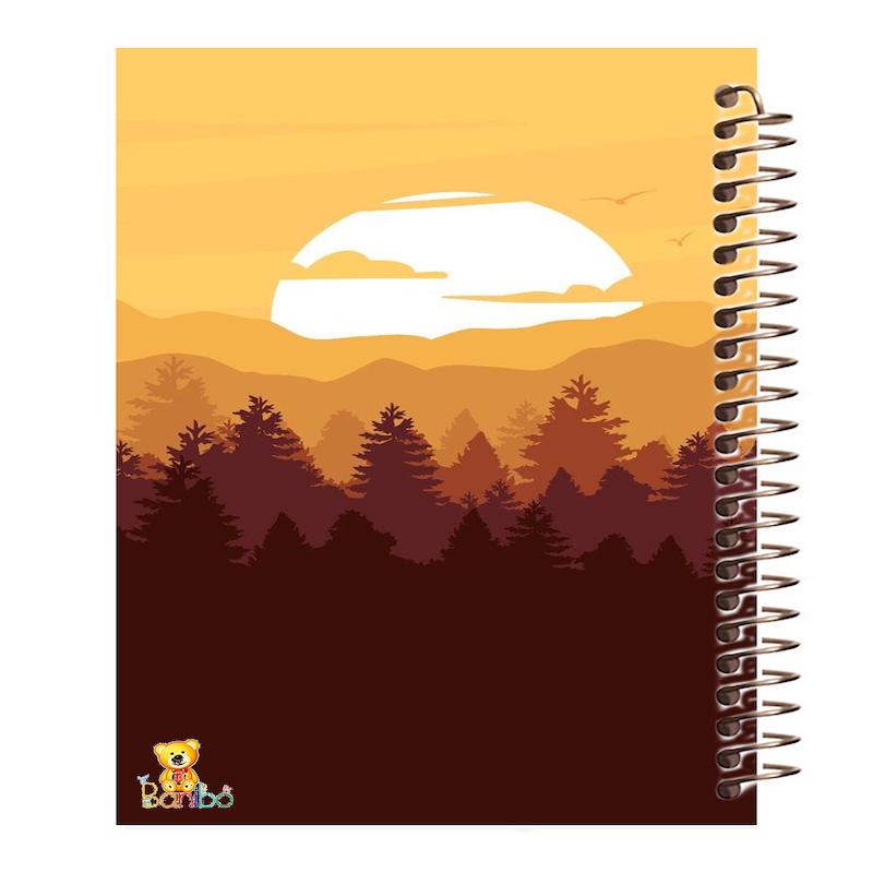 دفتر نقاشی 100 برگ طرح غروب آفتاب کد 391