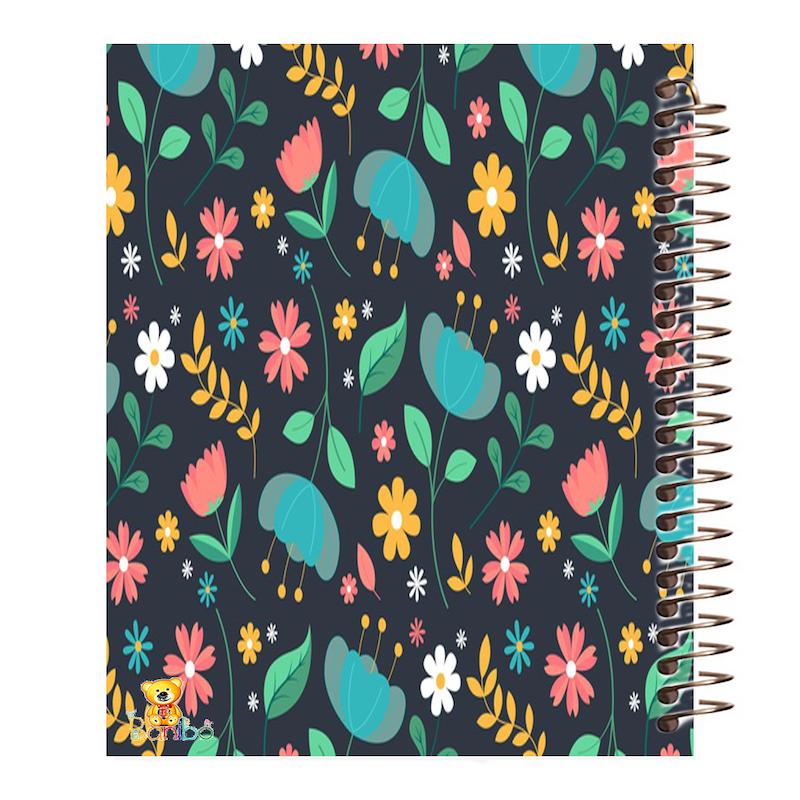 دفتر نقاشی 100 برگ طرح گل کد 406