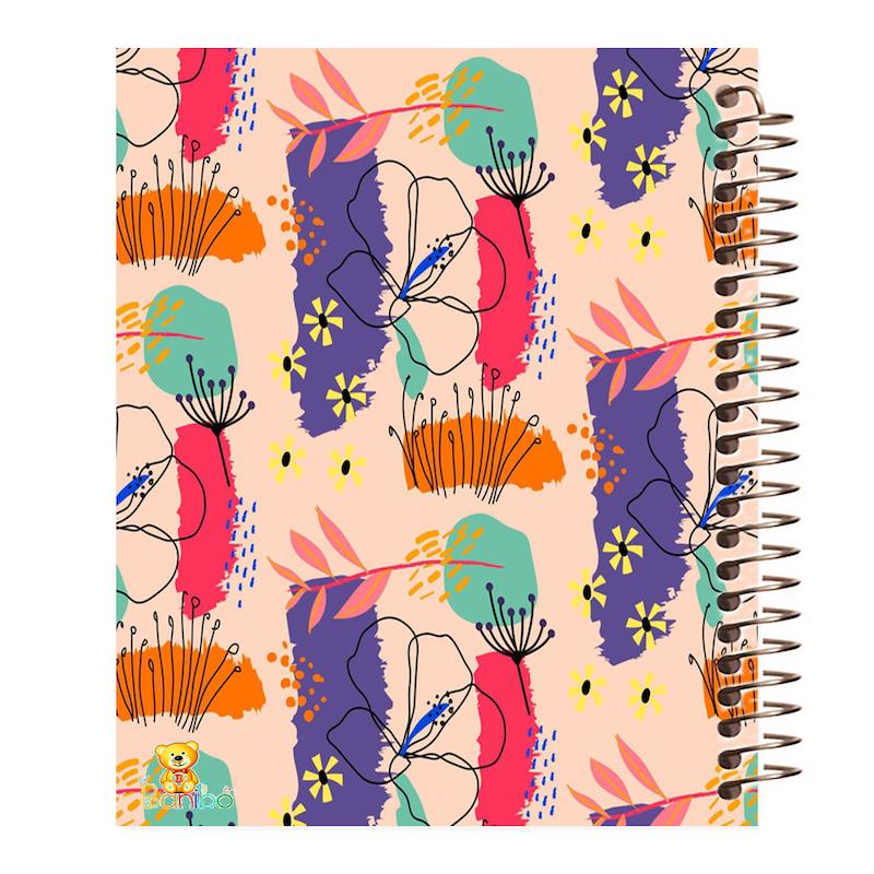 دفتر نقاشی 100 برگ طرح گل 409