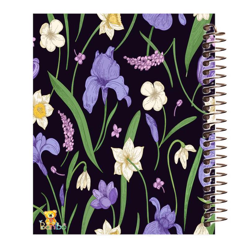 دفتر نقاشی 100 برگ طرح گل کد 413