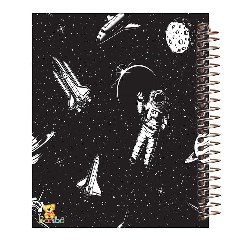 دفتر نقاشی 100 برگ طرح فضانورد کد 461
