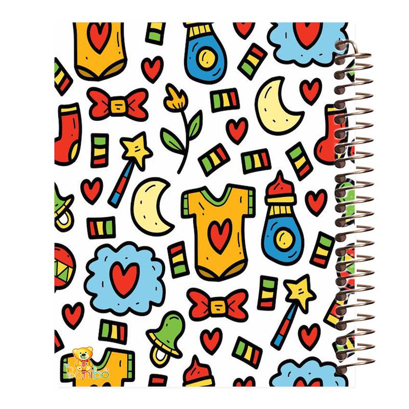 دفتر نقاشی 100 برگ طرح لباس کودک کد 468