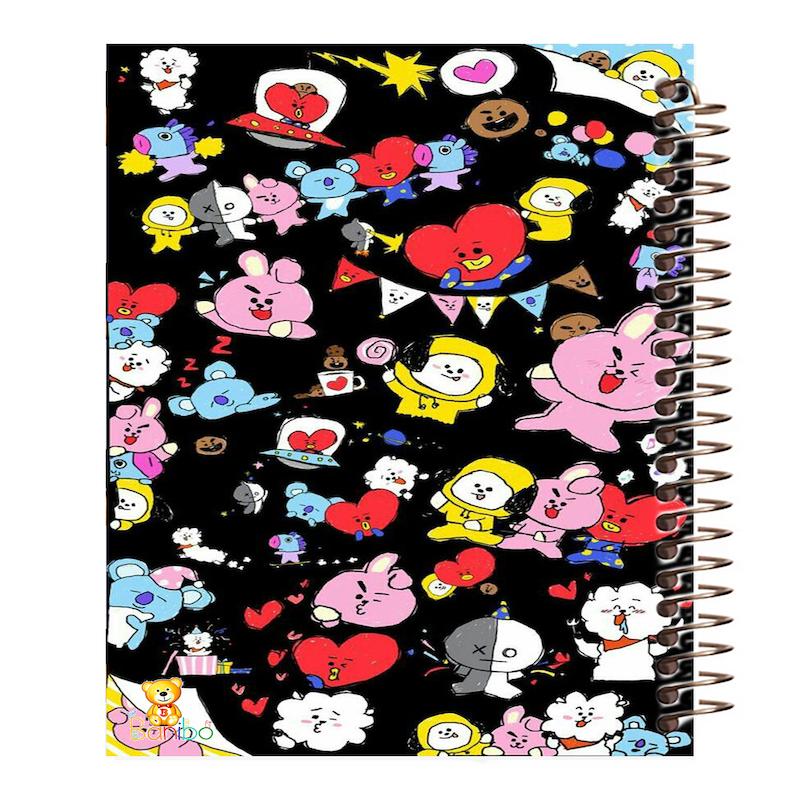 دفتر نقاشی 100 برگ طرح بی تی کد 630