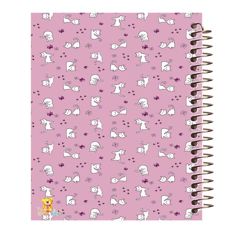 دفتر نقاشی 100 برگ طرح گربه کد 713