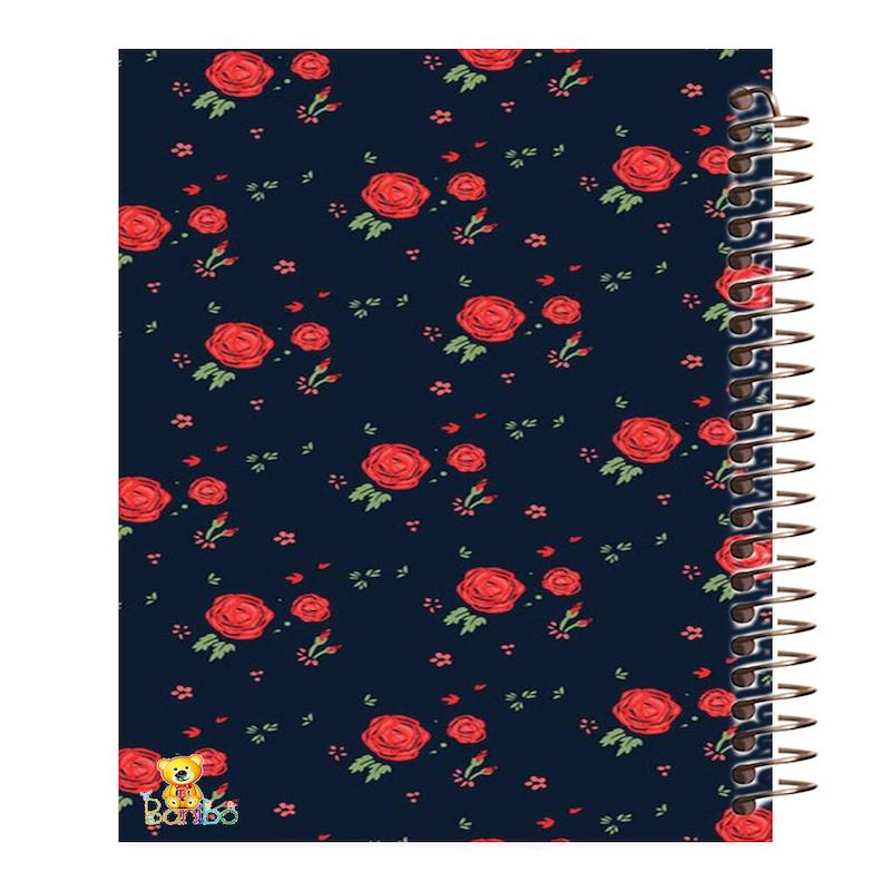 دفتر نقاشی 100 برگ طرح رز قرمز کد 773