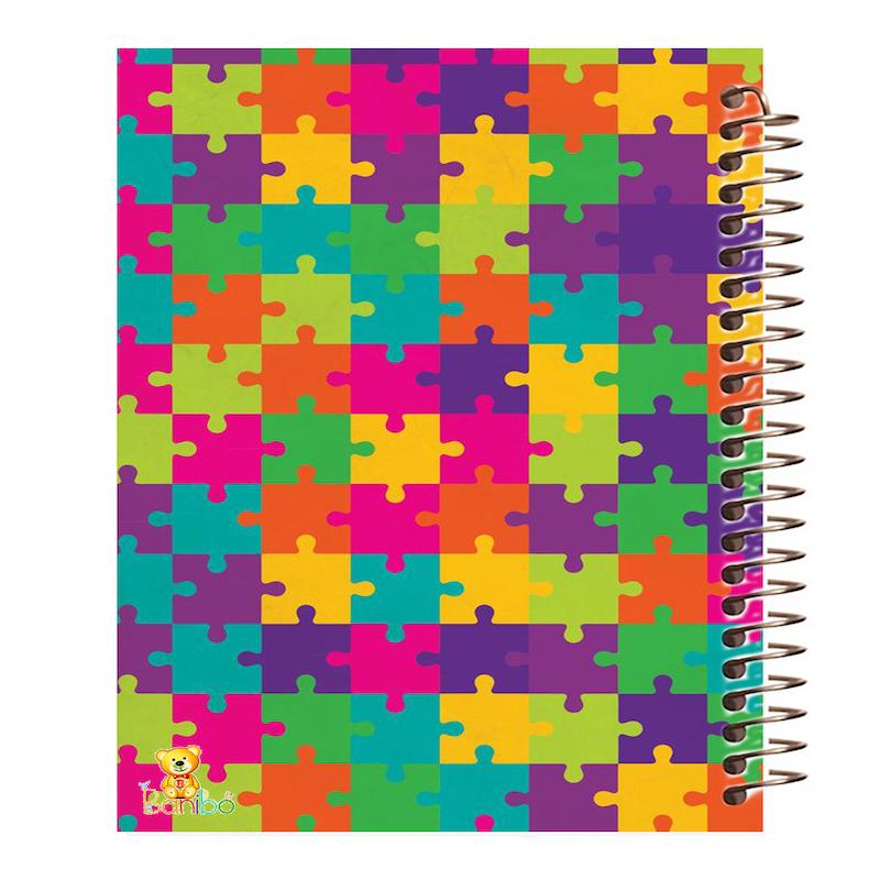 دفتر نقاشی 100 برگ طرح پازل کد 793