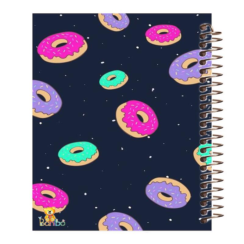 دفتر نقاشی 100 برگ طرح دونات کد 890