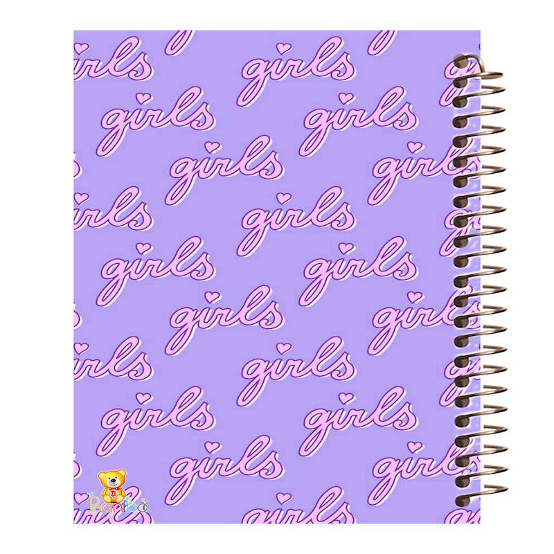دفتر نقاشی 100 برگ طرح girls کد 1018