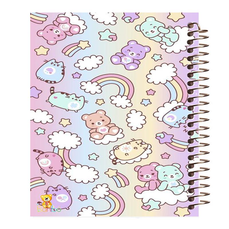 دفتر نقاشی 100 برگ طرح خرس های مهربون کد 1020