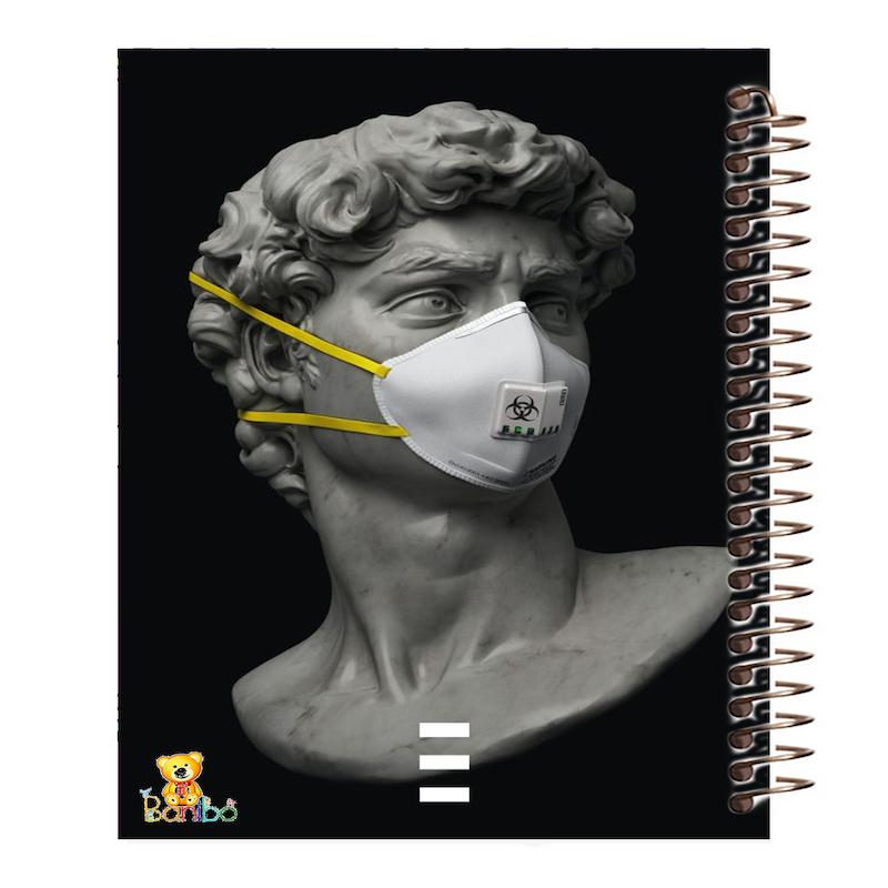 دفتر نقاشی 100 برگ طرح مجسمه کد 1037