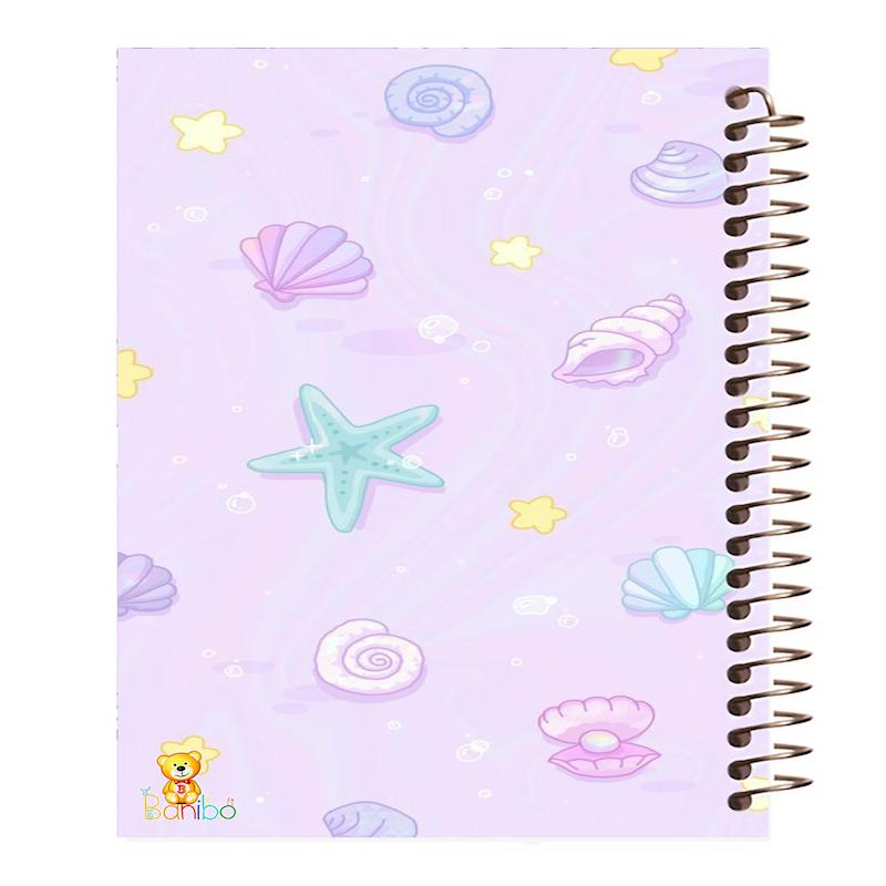 دفتر نقاشی 100 برگ طرح ستاره دریایی کد 1051