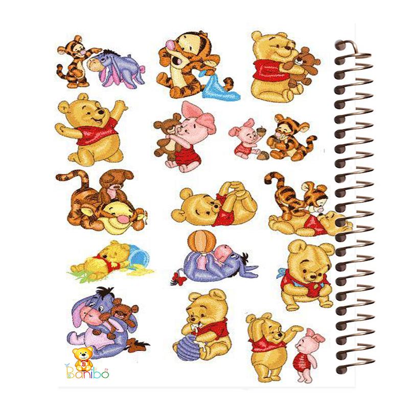 دفتر نقاشی 100 برگ طرح خرس پوو کد 1089