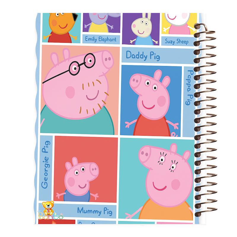 دفتر نقاشی 100 برگ طرح خوک بامزه کد 1129