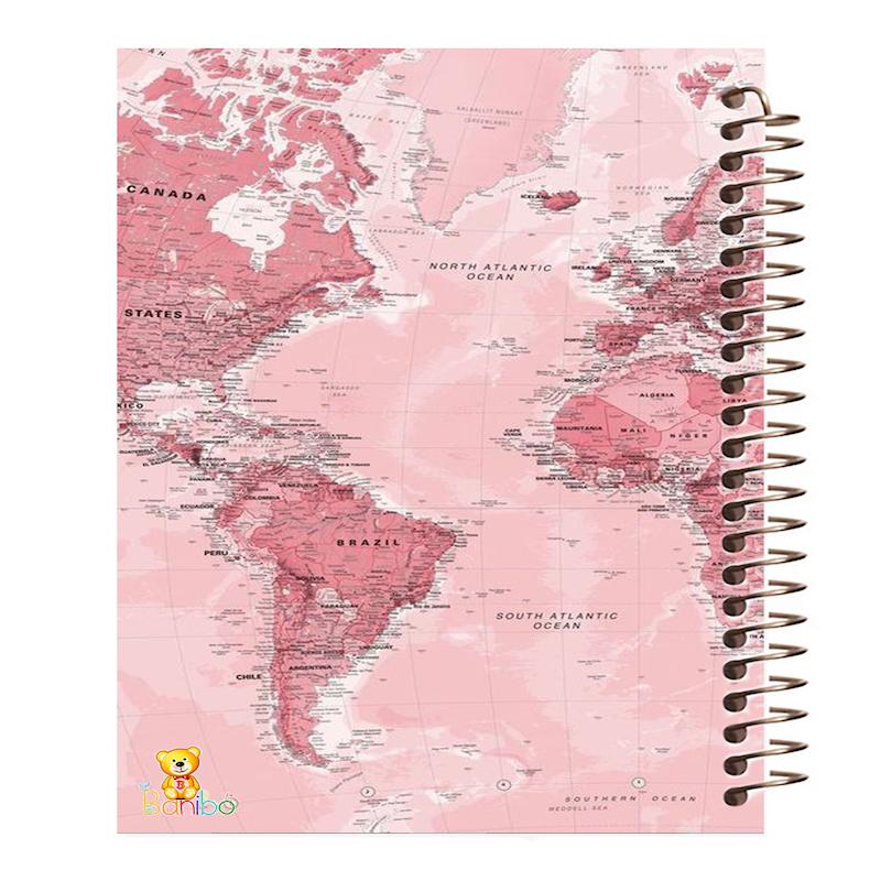 دفتر نقاشی 100 برگ طرح نقشه زمین کد 2361