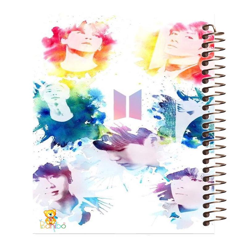 دفتر نقاشی 100 برگ طرح بی تی اس کد 2371