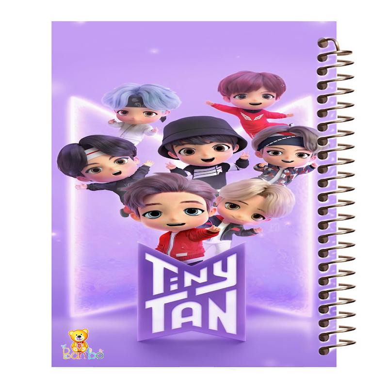 دفتر نقاشی 100 برگ طرح بی تی اس کد 2373