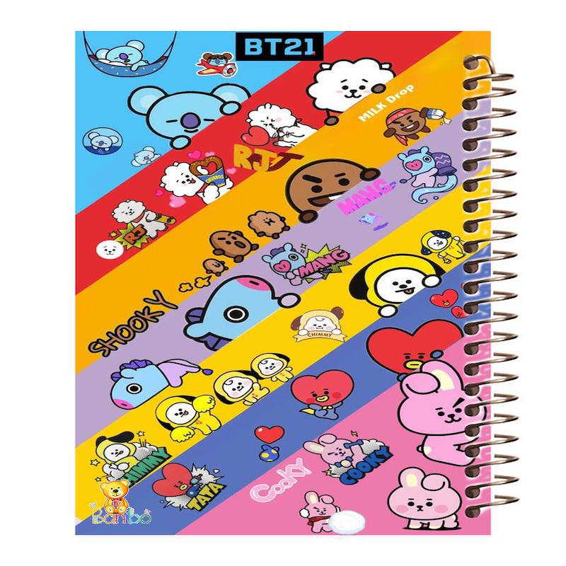 دفتر نقاشی 100 برگ طرح بی تی کد 2389