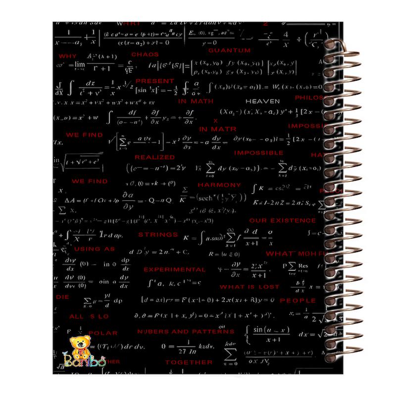 دفتر نقاشی 100 برگ طرح ریاضی کد 2719