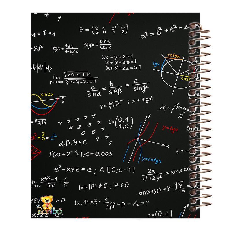 دفتر نقاشی 100 برگ طرح ریاضی کد 2725