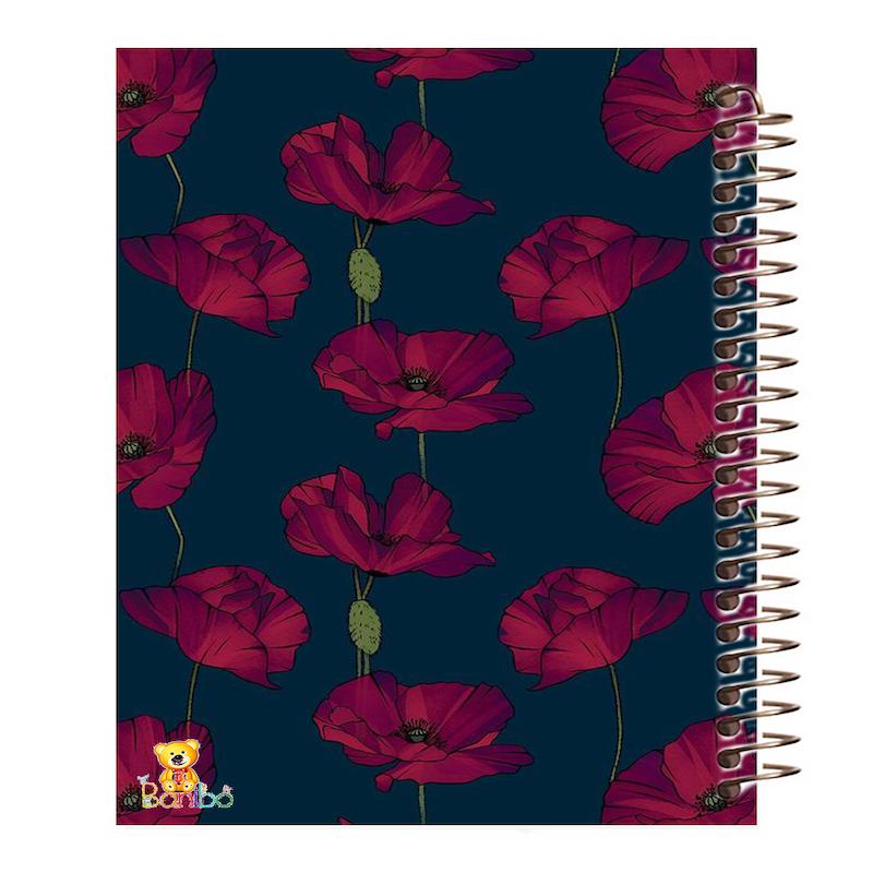 دفتر مشق 100 برگ طرح گل کد 106