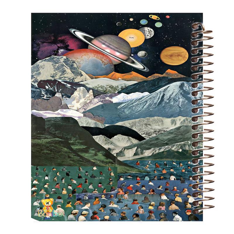 دفتر مشق 100 برگ طرح سیاره کد 139