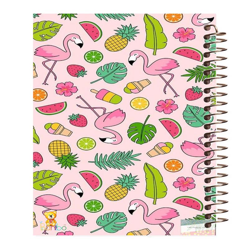 دفتر مشق 100 برگ طرح فلامینگو کد 154