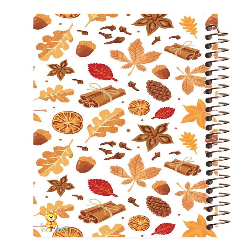 دفتر مشق 100 برگ طرح برگ ها کد 168