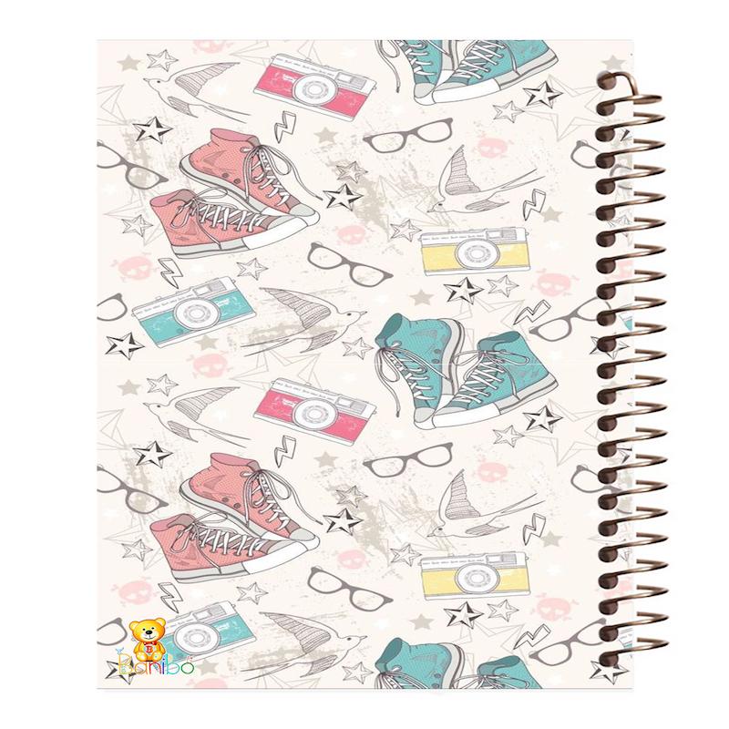 دفتر مشق 100 برگ طرح کفش کد 171