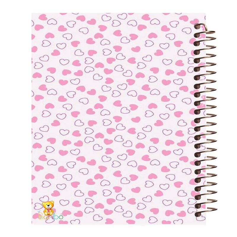 دفتر مشق 100 برگ طرح قلب کد 190