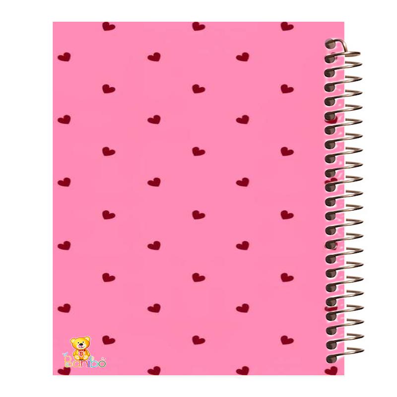 دفتر مشق 100 برگ طرح قلب کد 219