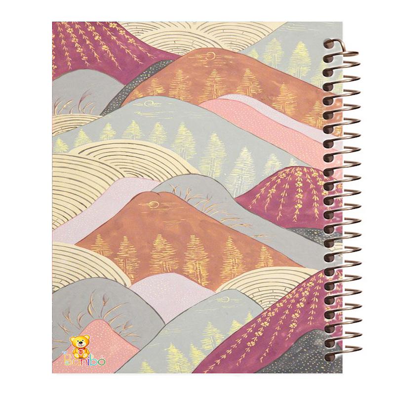دفتر مشق 100 برگ طرح کوه کد 250