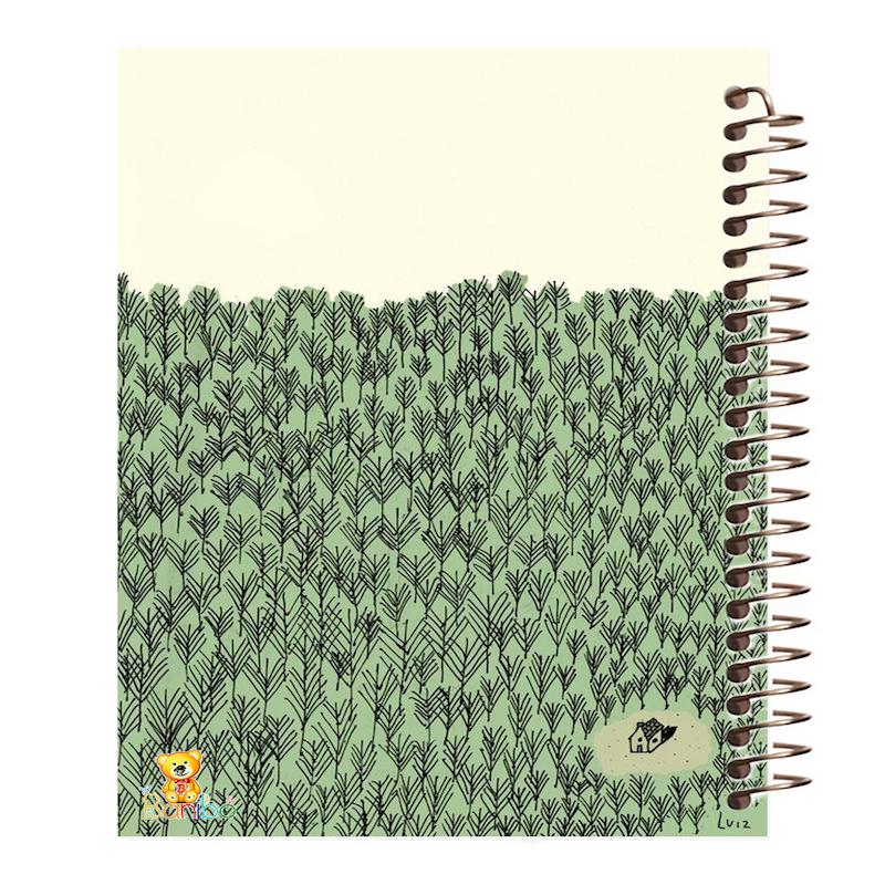 دفتر مشق 100 برگ طرح جنگل کد 259