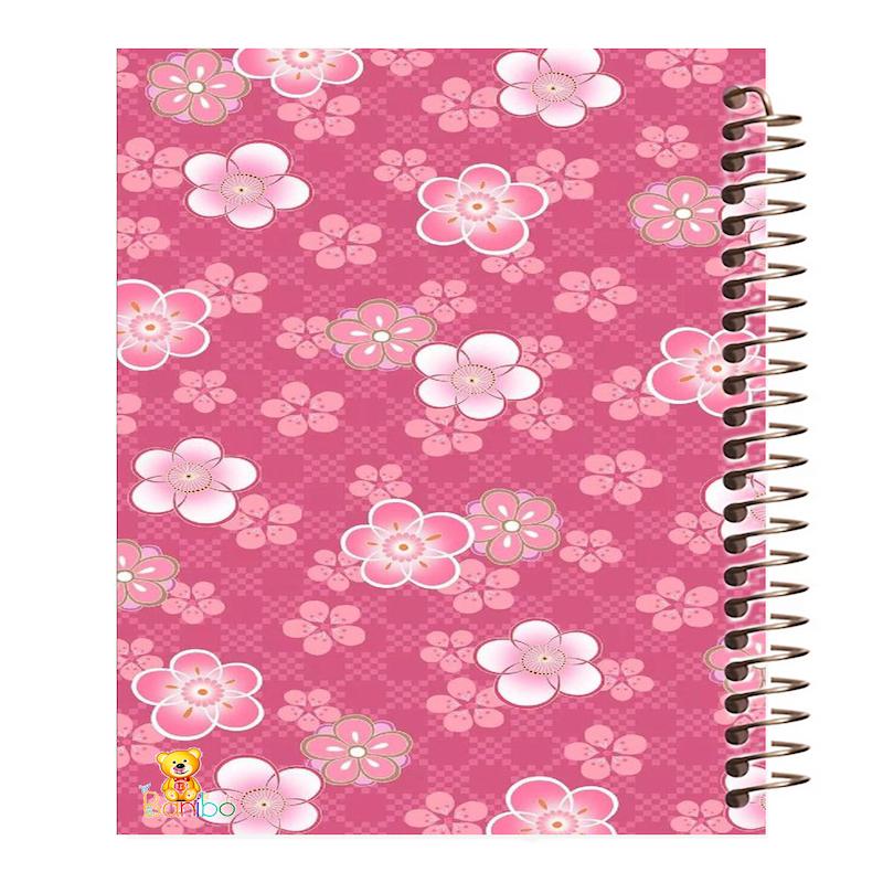 دفتر مشق 100 برگ طرح گل کد 266