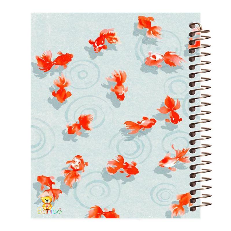 دفتر مشق 100 برگ طرح ماهی کد 303