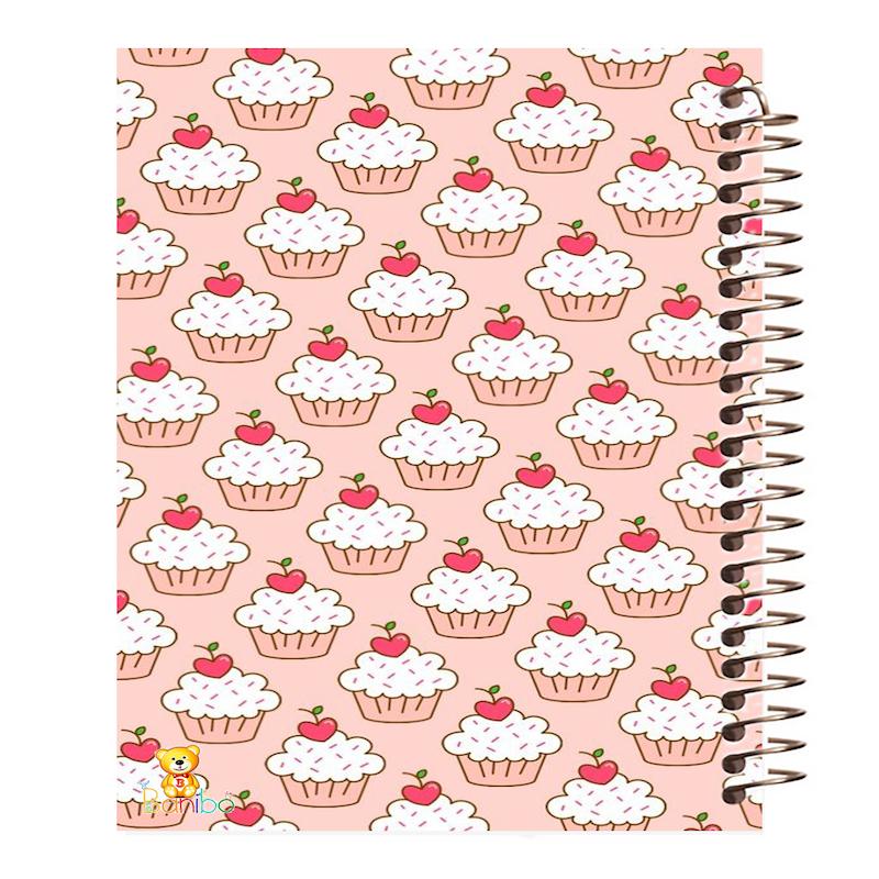 دفتر مشق 100 برگ طرح کاپ کیک کد 310