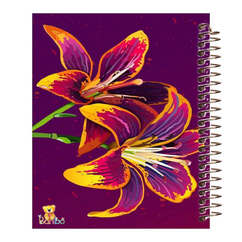 دفتر مشق 100 برگ طرح گل کد 380