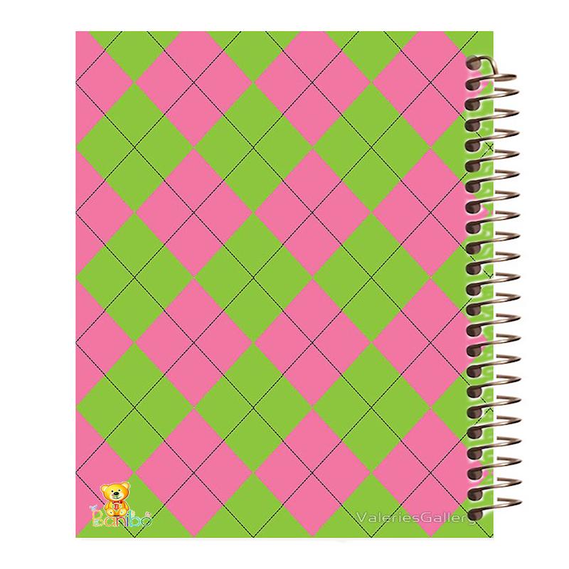 دفتر مشق 100 برگ طرح چهارخونه کد 392