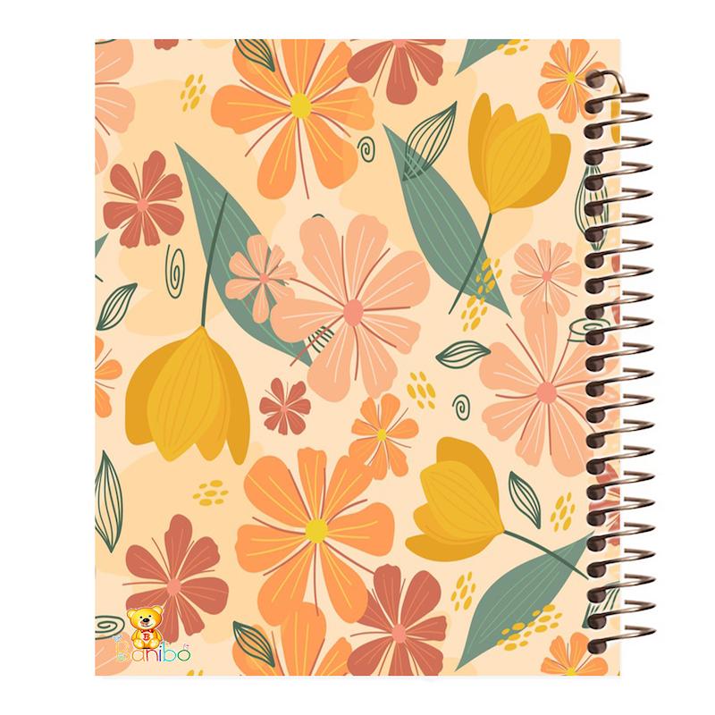 دفتر مشق 100 برگ طرح گل کد 410