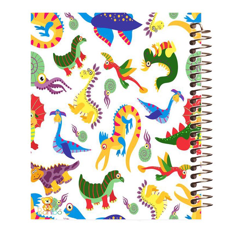 دفتر مشق 100 برگ طرح دایناسور کد 419