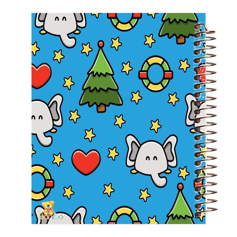 دفتر مشق 100 برگ طرح بچه فیل کد 433