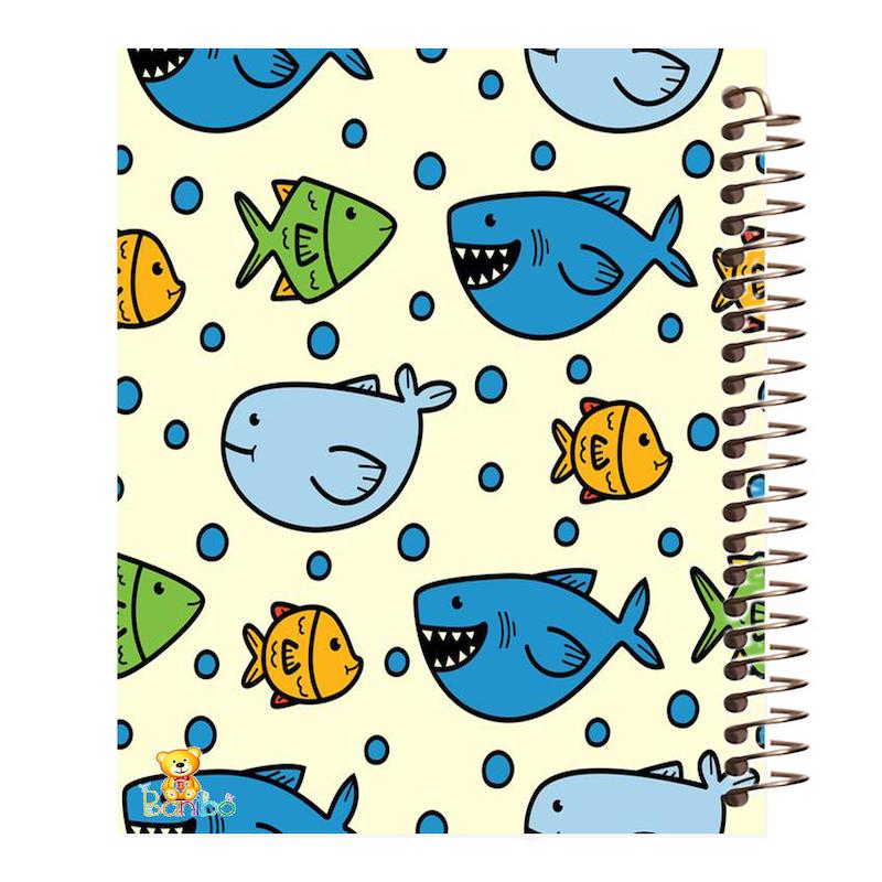 دفتر مشق 100 برگ طرح کوسه کد 439