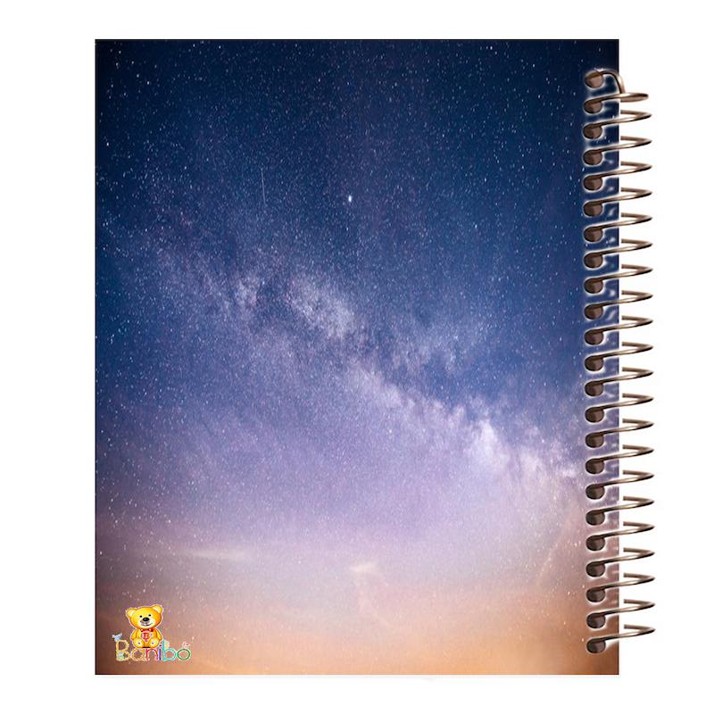 دفتر مشق 100 برگ طرح آسمان کد 451