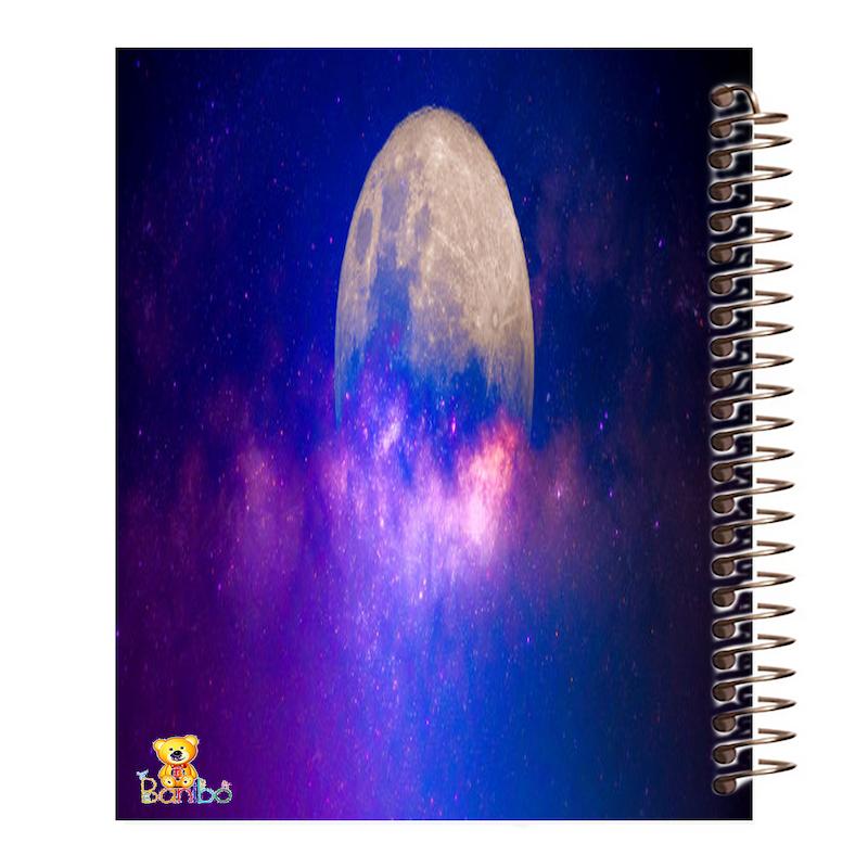 دفتر مشق 100 برگ طرح ماه کد 446