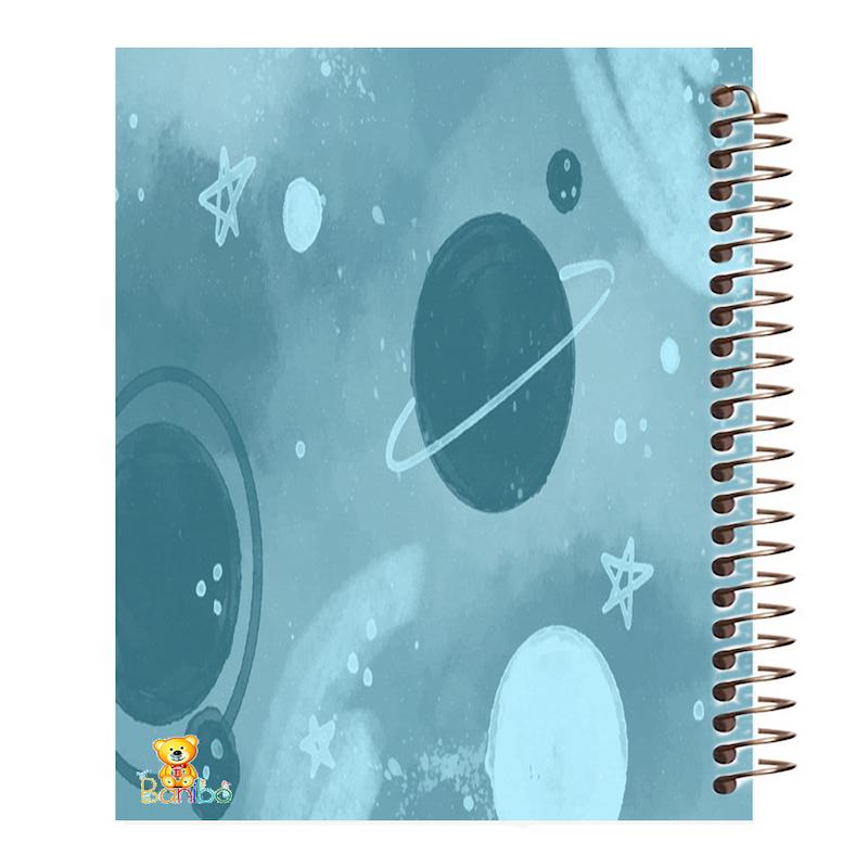 دفتر مشق 100 برگ طرح سیاره ها کد 456