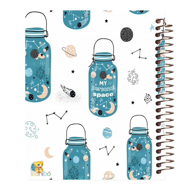 دفتر مشق 100 برگ طرح سیاره ها کد 465