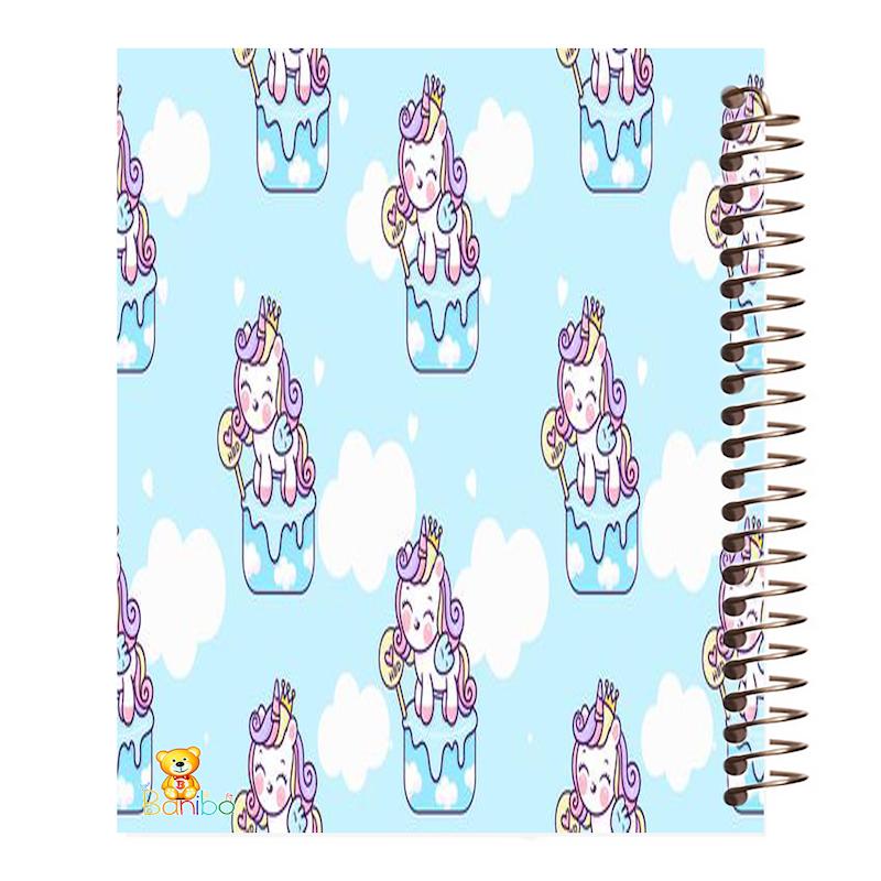 دفتر مشق 100 برگ طرح یونیکورن کد 473