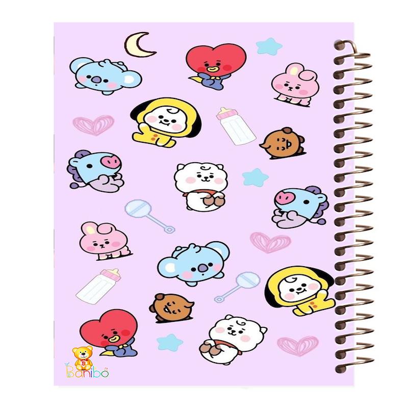 دفتر مشق 100 برگ طرح بی تی کد 610